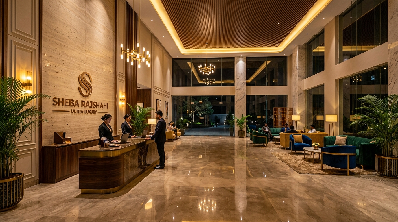 Sheba Rajshahi Luxury Hotel Reception and Lobby